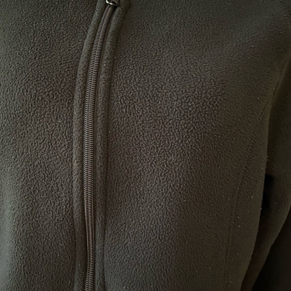 Women's Black Hooded Jacket Size Large - Picture 9 of 13